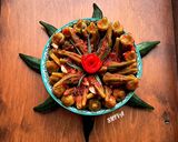 عکس مرحله 6 از دستور ترشی بامیه با پوره گوجه فرنگی