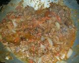 A picture of step 3 of Keema karely.