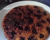 Foto del paso 5 de la receta: Torta bajita invertida de arándanos 🍌 y coco