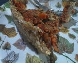 Foto del paso 3 de la receta: Tarta de carne vegetal con base de arroz y avena (vegan-oil free)!