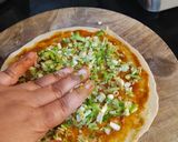 A picture of step 3 of Garlic Paratha.