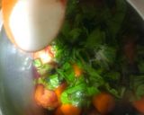 A picture of step 2 of Iron rich soup.