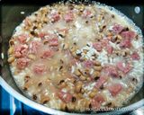 Foto del passaggio 2 della ricetta Risotto con Cotechino e Fagioli Dall'Occhio
