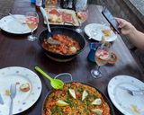 A picture of step 7 of Vegetarian paella.