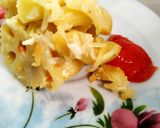 Foto langkah ke 6 dari resep Makaroni Panggang Sederhana (teflon).