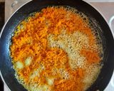 A picture of step 2 of Raw turmeric sabzi.