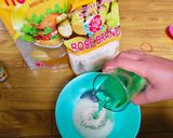 Foto langkah ke 2 dari resep Roti Kukus Pontianak Pandan.
