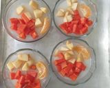Foto langkah ke 3 dari resep Dingsu ah (puding susu buah).