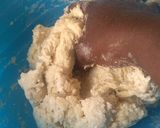 A picture of step 2 of Soft layerd Coconut chapati.