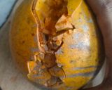 A picture of step 1 of Bael juice.