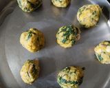 A picture of step 3 of Methi bites.