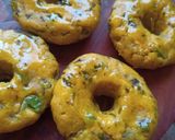 A picture of step 4 of Cornmeal Dhokla.