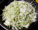 A picture of step 1 of Cabbage Poriyal.