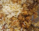 A picture of step 19 of Shahi Chana Masala biryani.