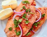 Hình bước làm 4 của món Phi Lê Cá Tráp Đầu Vàng (Dorade Royal) Áo Bột Chiên Giòn