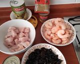Foto del paso 10 de la receta: Pollo con champiñones y camarones