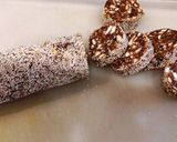 A picture of step 11 of Anjeer & Khajur Rolls.