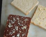 A picture of step 2 of Nutella Milk Toast.