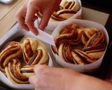 A picture of step 13 of The Sweet Smell of Cinnamon Rolls (Cinnamon Swirl Bread).