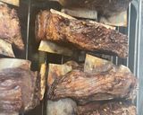 Foto del paso 1 de la receta: Asado de tira en vino tinto con papas de colores al horno