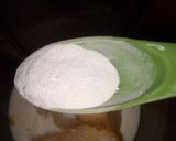 A picture of step 2 of Plantain pan cake.