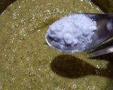 A picture of step 4 of Green moong Idli.