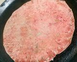 A picture of step 4 of Beet root Roti.