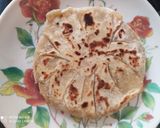 A picture of step 9 of Puran poli / vedmi.