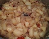 A picture of step 3 of Aloo do pyaza.