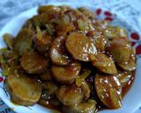 Foto langkah ke 4 dari resep Baso asam manis pedas lada hitam.