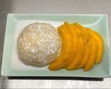 A picture of step 10 of Thai mango sticky rice (khao niaow ma muang - ข้าวเหนียวมะม่วง).