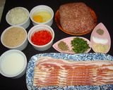 A picture of step 1 of Bacon-Wrapped Meatloaf (Jon Style).