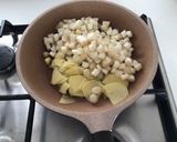 A picture of step 1 of Tagliatelle with Monkfish and White Asparagus Cream.