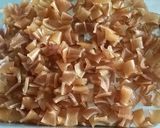 Hình bước làm 2 của món Da heo chiên mắm tỏi