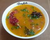 A picture of step 8 of Kathiyawadi Toor Dal.