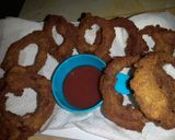 A picture of step 8 of Crispy onion rings#Appetizzer#myfavriteasterdish.