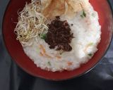 Foto langkah ke 4 dari resep Bubur Sop Terasi (dari Nasi).