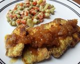 Foto del paso 7 de la receta: Berenjenas🍆🥖 empanizadas con chutney de pera🍯🌰🍐.
