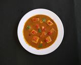 A picture of step 7 of Anari paneer curry.