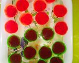 Foto langkah ke 1 dari resep Puding Jelly Mawar.