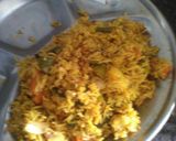 A picture of step 5 of Tehari rice.