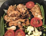 A picture of step 3 of Grilled Chicken Salad.