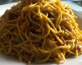 A picture of step 5 of Spaghetti.