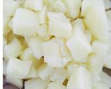 A picture of step 1 of Aloo Paratha.