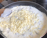 Foto del paso 2 de la receta: Pasta con salsa de nata y champiñones 🍄