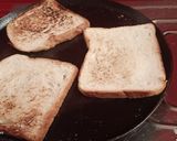 A picture of step 1 of Heart sandwich.