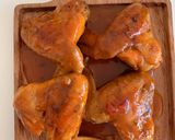 Hình bước làm 5 của món Cánh gà sốt cam