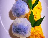Foto langkah ke 3 dari resep Sherbet Mangga dan Ketan Pulut Telang.