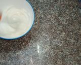 A picture of step 1 of Donuts glaze.