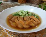 Foto langkah ke 7 dari resep Pempek Lenjer Udang.